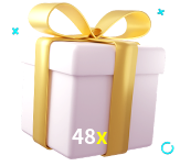 Receba seus bônus de boas-vindas no 48x